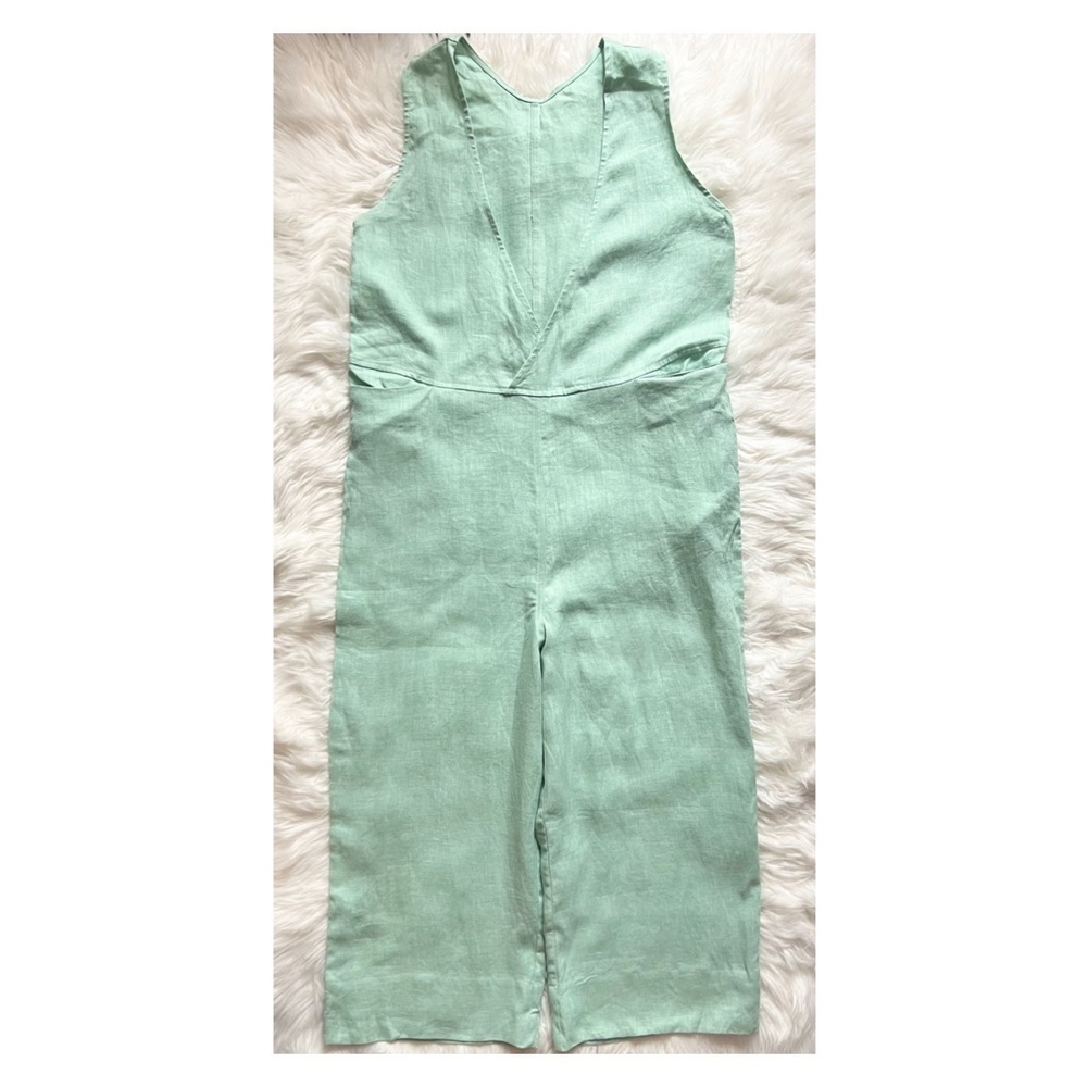 New! Back Beat Co. “Brooklyn” Reversible Linen Jumpsuit - Picture 7 of 11